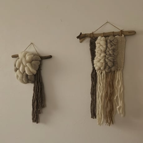 weavingtapestry (white&brown&gray)