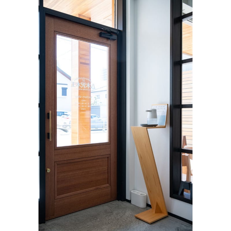 ヒノキのアルコールスタンド | 八木沢木工