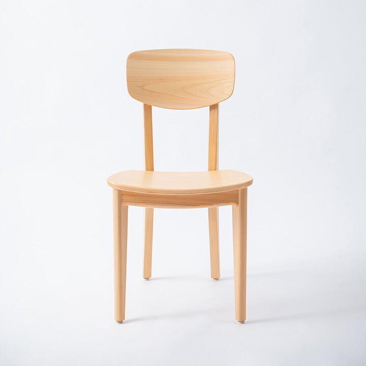 リーフチェア書房　座卓　8台 リーフ ダイニングチェア／板座 | 八木沢木工