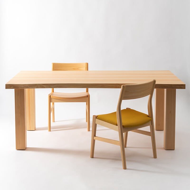 木製ダイニングテーブル W1800×D900×H700 ミーティングテーブル W1800