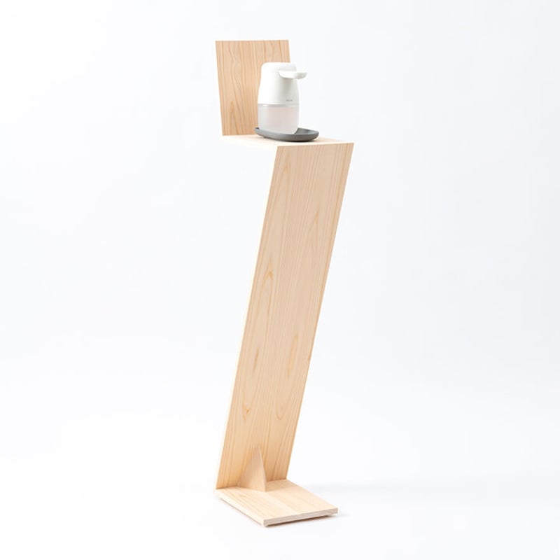 ヒノキのアルコールスタンド | 八木沢木工