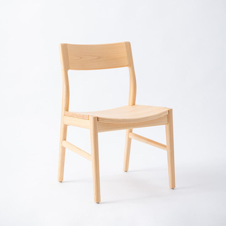 木製　椅子 プレーリー ダイニングチェア／板座 | 八木沢木工