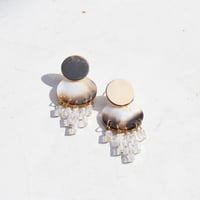 クリアフリンジピアス