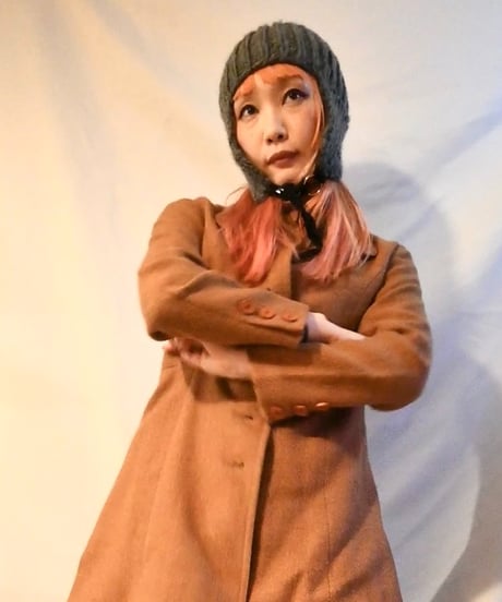 ear muff knit cap [ gray ]