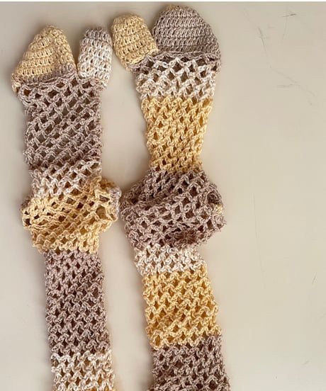 rhombus hole tabisocks  cotton