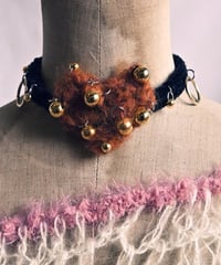 🧡Heart choker 🧡マルカンorange