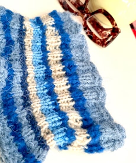 Blue border head bund ②