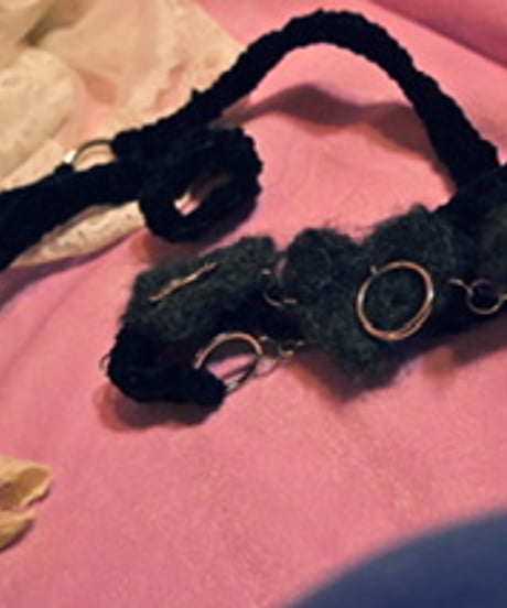 🩶Heart choker 🩶charcoalgray