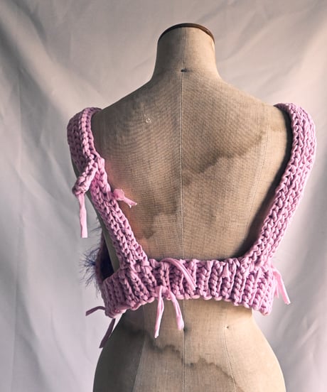 もけもけpink pink bustier