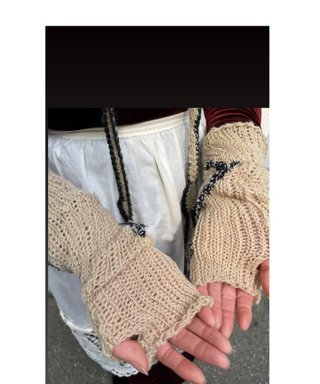 arm warmer  charcoal