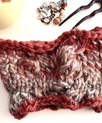 volume orange headband