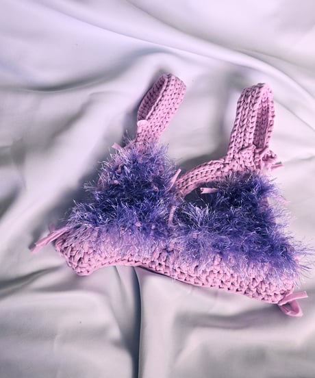 もけもけpink pink bustier