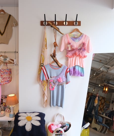 pink ふわふわbustier