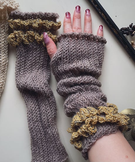 arm warmer  charcoal