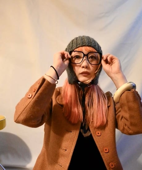 ear muff knit cap [ gray ]