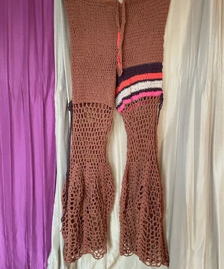nuance flare pants　 brown