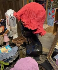モケモケ　tulip hat