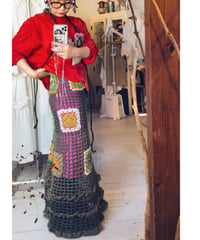 granny long skirt