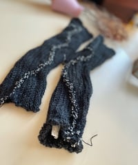 arm warmer  charcoal
