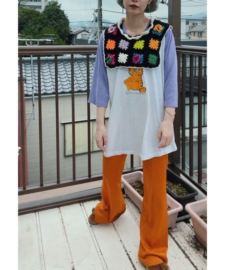 【Attached collar】Granny Square