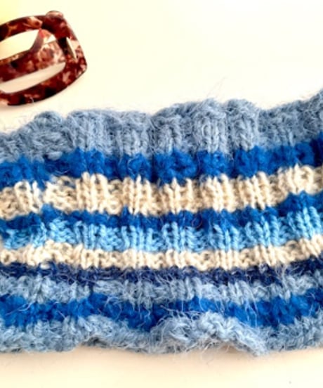 Blue border head bund ②
