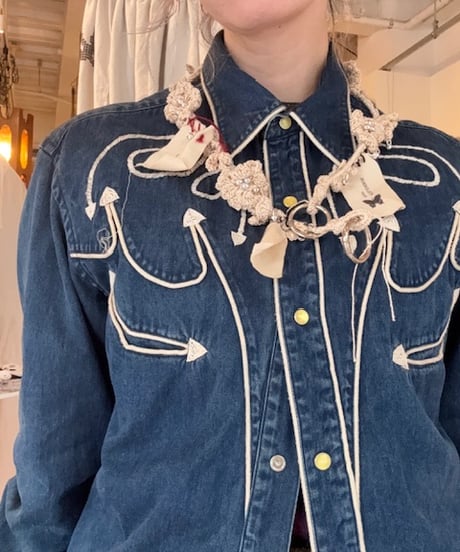 ぐるぐるFlower choker タグ