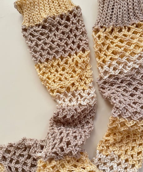 rhombus hole tabisocks  cotton