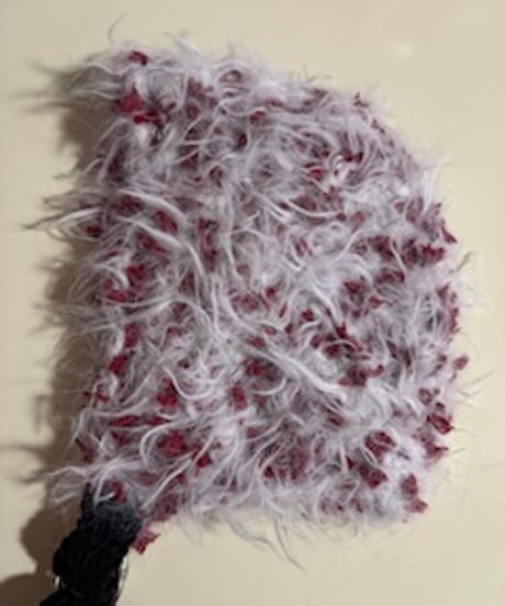 Fuwa Fuwa White×RED bonnet