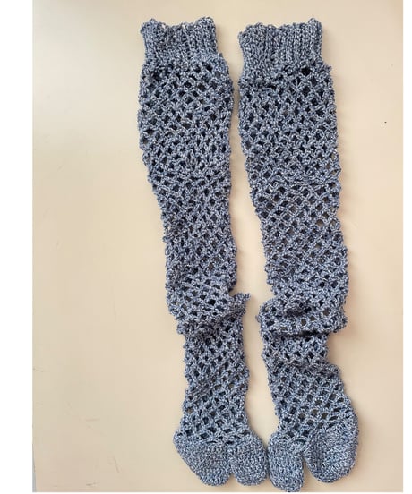 rhombus hole tabisocks  cotton