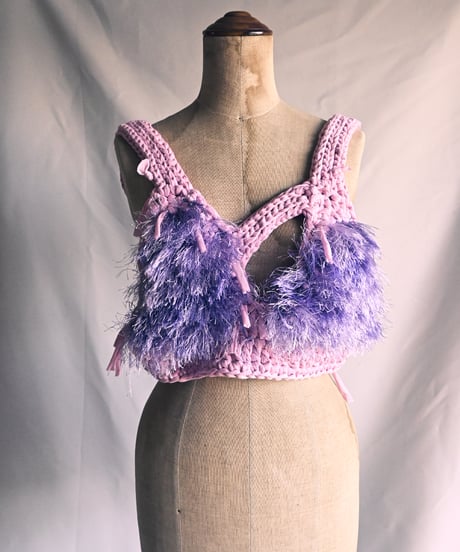 もけもけpink pink bustier
