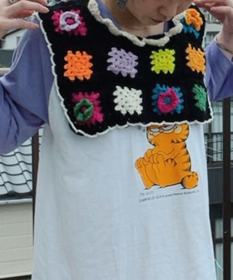 【Attached collar】Granny Square