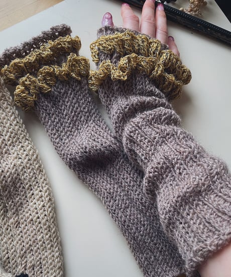 arm warmer  charcoal