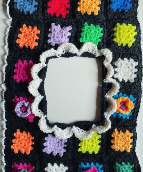 【Attached collar】Granny Square