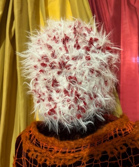 Fuwa Fuwa White×RED bonnet