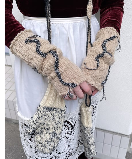 arm warmer  charcoal