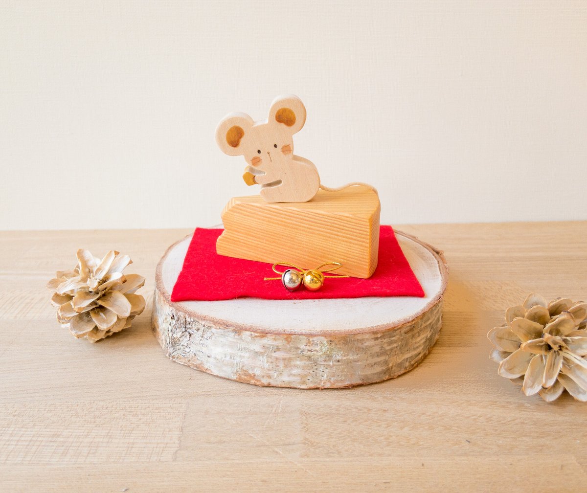 アトリエニキティキ オルゴール ネズミとチーズ 新品 オルゴール