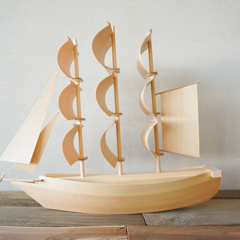木工工作キット 経木アート 帆船 | woodplaza