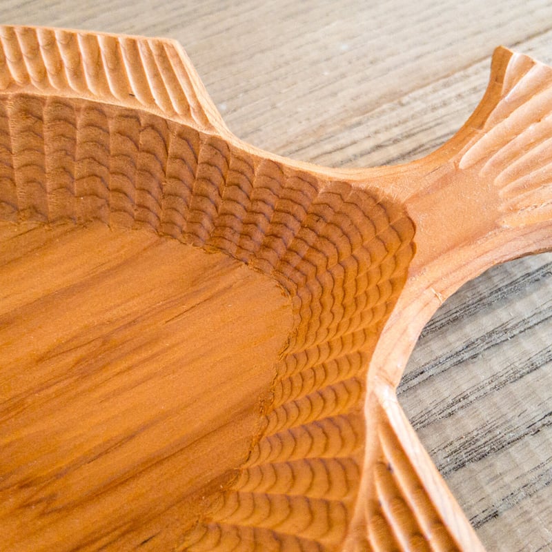 カレイ形木皿 / イチイ | woodplaza's STORE