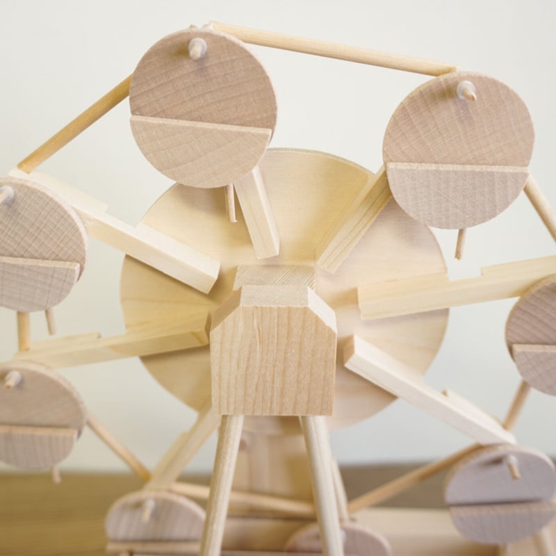 木工工作キット 観覧車貯金箱 | woodplaza's STORE