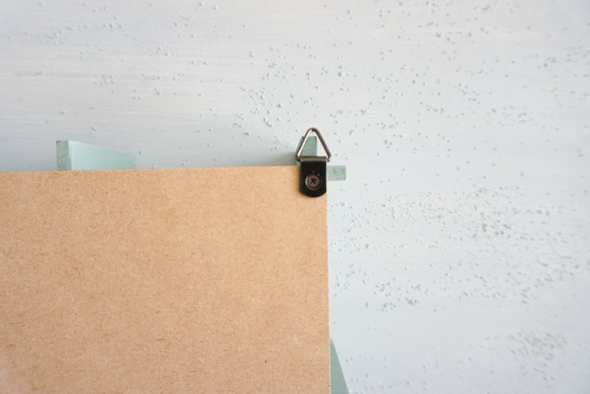 カントリー風壁掛けラック / グレイッシュブルー | woodplaza's STORE