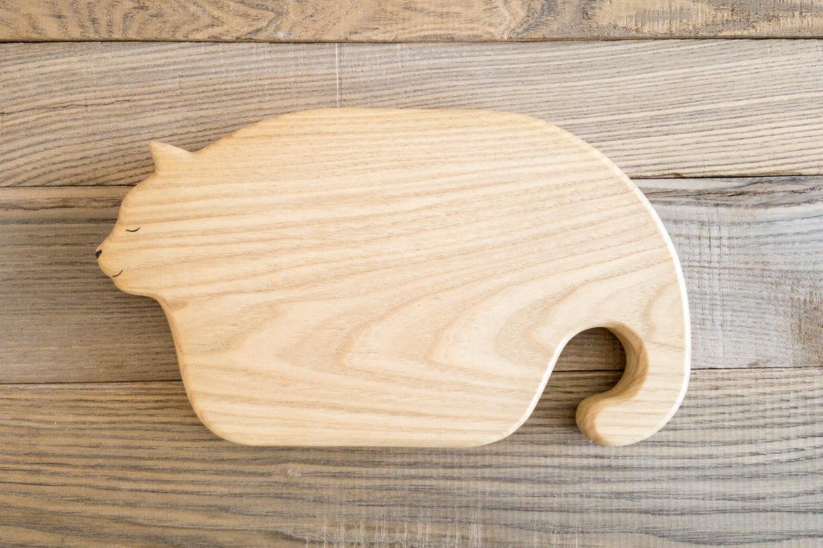 ねこのカッティングボード | woodplaza's STORE
