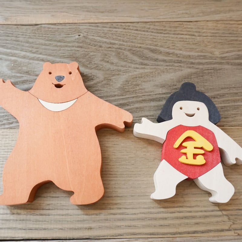 端午の節句飾り 金太郎とクマ | woodplaza's STORE