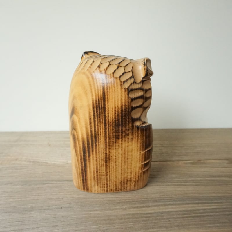 北海道産シナ材 木彫りフクロウ | woodplaza's STORE 北海道産シナ材 木彫りフクロウ | woodplaza's STORE