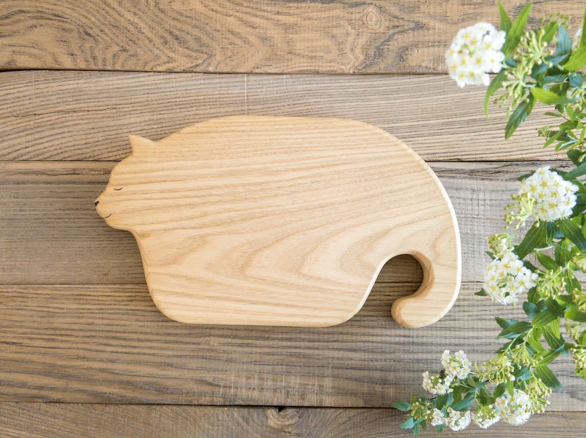 ねこのカッティングボード | woodplaza's STORE