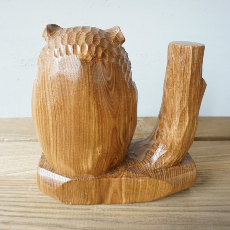 槐 とまり木フクロウ | woodplaza's STORE 槐 とまり木フクロウ | woodplaza's STORE