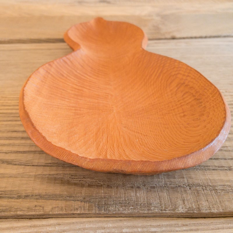 ひょうたん形木皿 / イチイ | woodplaza's STORE