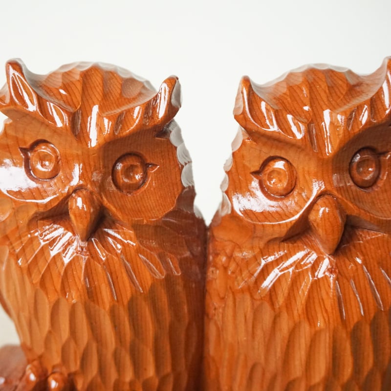 蝦夷縞梟 エゾシマ フクロウ 一刀彫 木彫 蝦夷縞梟 エゾシマ フクロウ 一刀彫 木彫 - メルカリ