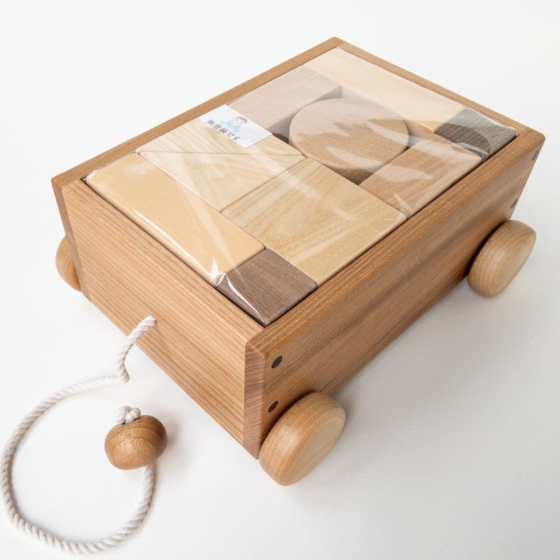 道産無垢材 つみ木 (車付き) | woodplaza's STORE