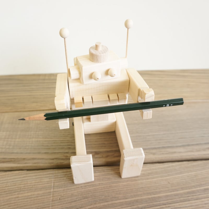 木工工作キット ロボット | woodplaza's STORE 手作り木工・木製可動式