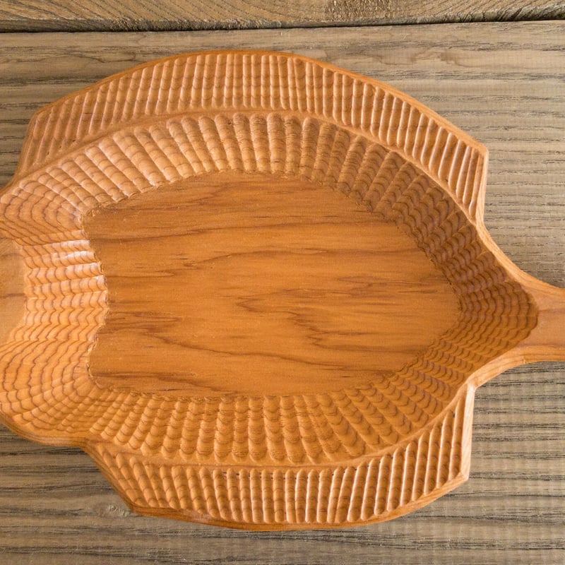 カレイ形木皿 / イチイ | woodplaza's STORE